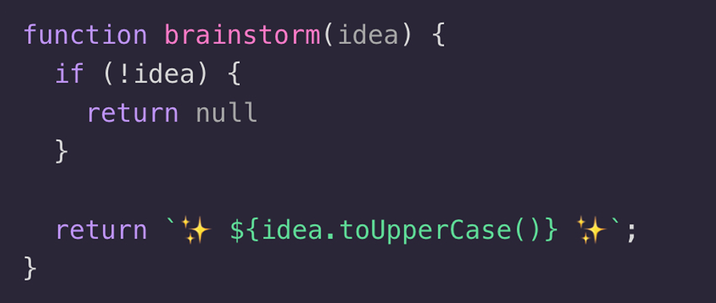Syntax highlighted code block