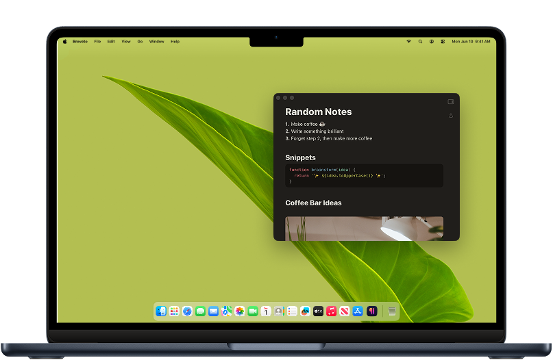 Breveto on Mac