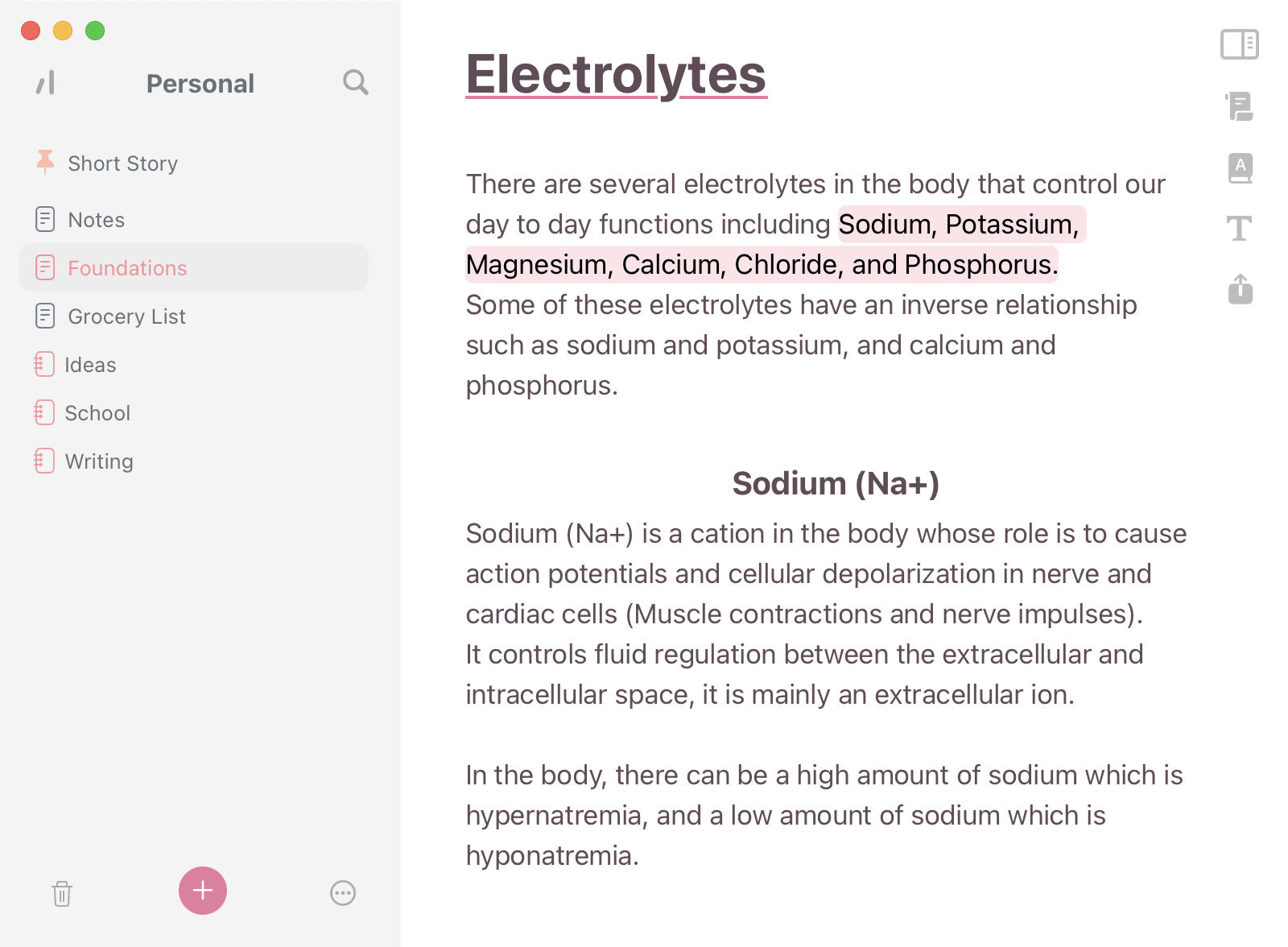 Breveto's UI with different themes