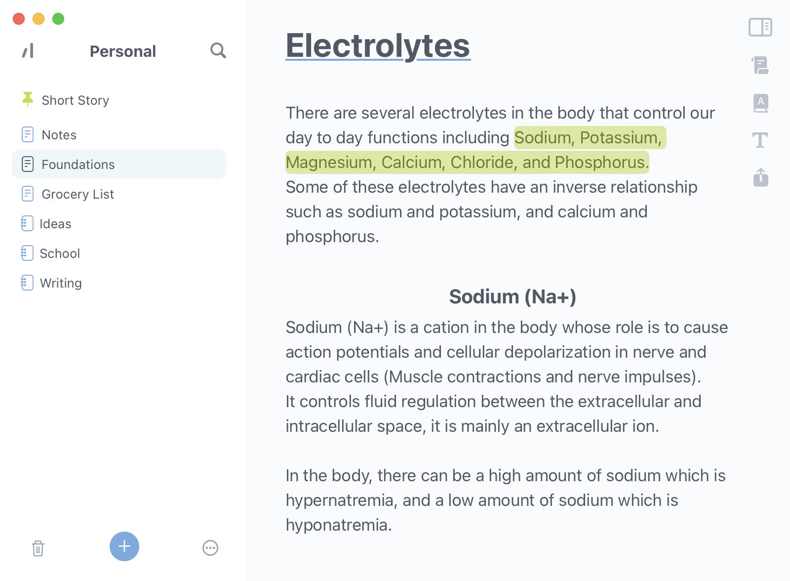 Breveto's UI with different themes