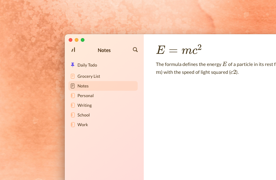 Math equations in Breveto